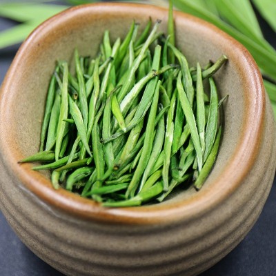 新茶碧云涧峨眉山云雾绿茶特级单芽雨前高山嫩芽竹叶茶青针雀舌图4