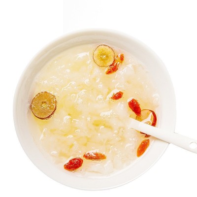 鲜炖银耳羹 开盖即食方便玻璃瓶装免煮免泡免洗银耳鲜露 厂家批发图4