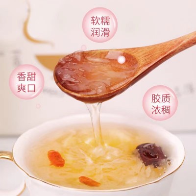 鲜炖银耳羹 开盖即食方便玻璃瓶装免煮免泡免洗银耳鲜露 厂家批发图2