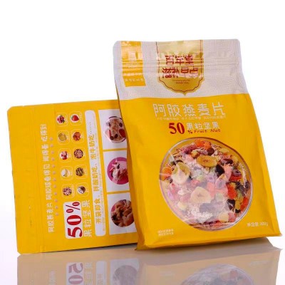 东阿百年堂阿胶燕麦片300g坚果果仁果粒五谷即食冲饮早餐代餐图4