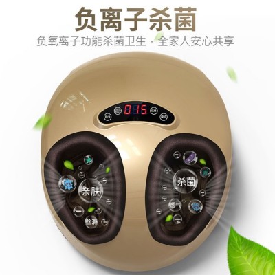 源头厂家足疗机家用全自动足部按摩仪揉捏加热脚底足底按摩器批发图1