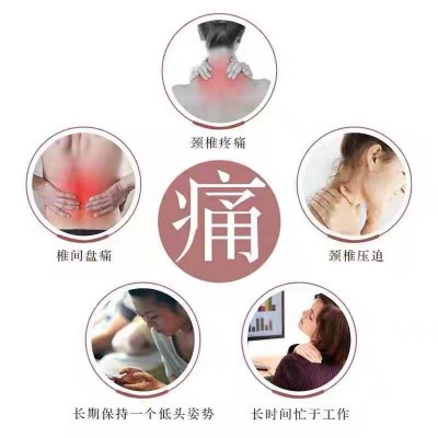 发热姜颈椎贴 家用富贵包贴艾叶贴艾草热敷颈椎贴空白贴地摊礼品图3