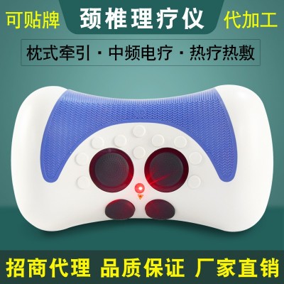 侨芯颈椎按摩器颈肩疼痛按摩理疗颈部经络通颈椎牵引矫正按摩枕图3