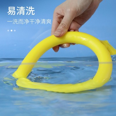 夏季挂脖冰凉圈解暑神器办公室户外运动物理降温防暑颈圈冰感项圈图3