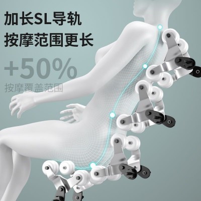 按摩椅工厂出口跨境家用多功能SL导轨AI智能语音按摩椅老人沙发椅图2