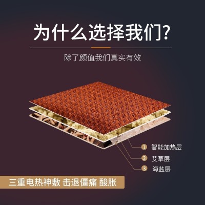 盐袋粗盐热敷包电加热颈椎海盐热敷枕头肩颈理疗包家用图2