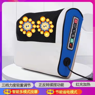颈椎按摩枕颈部按摩器仪肩颈腰部热敷多功能揉捏加热靠枕家用批发图2