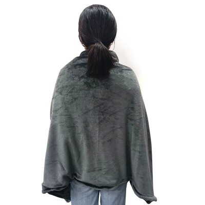冬季跨境现货家用发热毛毯智能电热披毯暖身保暖护体褥子电热毯图4