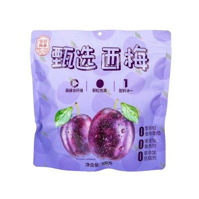香迪美舍甄选西梅零添加休闲零食追剧小吃独立包装解馋话梅500g图5