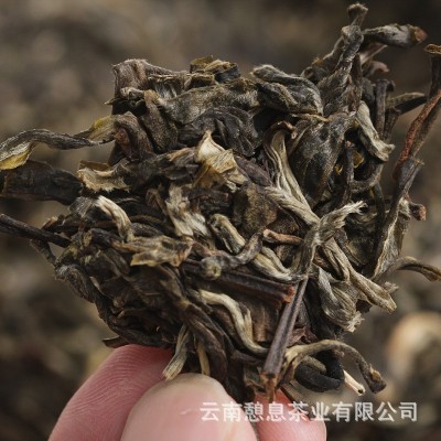 批发云南普洱茶 班章银毫大树老树普洱生饼 357克七子饼茶直供图3