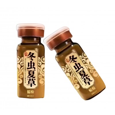 北冬虫夏草精粉30支礼盒冲调饮品人参蜂王浆口服液蛹虫草氨基酸饮图3