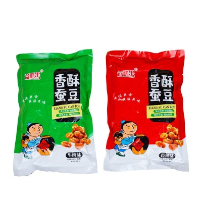 香酥蚕豆兰花豆厂家现货批发网红零食香酥馋豆烤牛肉味多口味可选图4