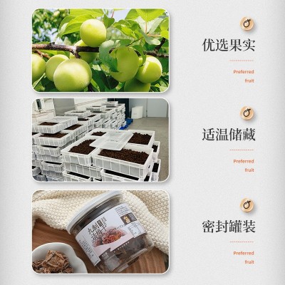蜜泰芒办公休闲零食罐装梅子果脯蜜饯九制话梅 酸甜甘草话梅干图4