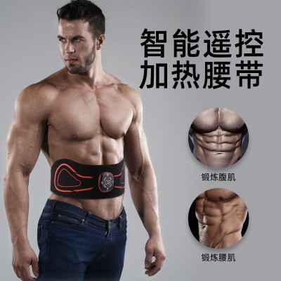 腹肌锻炼器材健身腰带家用健身仪按摩仪EMS加热腰带健腹贴甩脂机图2