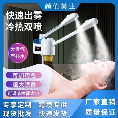 现货双管冷热喷雾仪面部润眼滋养定时补水保湿热喷蒸脸加药包喷雾图2