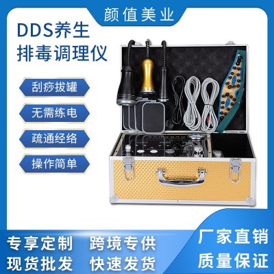 现货DDS生物电调理仪美容院刮痧拔罐微电按摩疏通经络针灸理疗仪图2