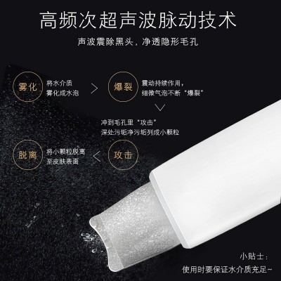比森铲皮仪 去黑头铲面部清洁仪器 家用脸部美容导入超声波铲皮机图2
