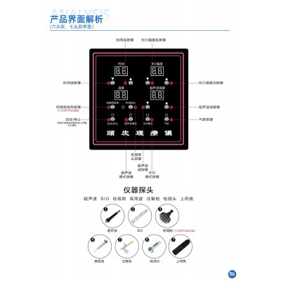 厂家直销头皮检测理疗仪毛囊仪器毛发护理养发按摩理疗理发店专用图3