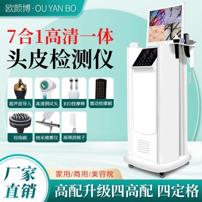 厂家直销头皮检测理疗仪毛囊仪器毛发护理养发按摩理疗理发店专用