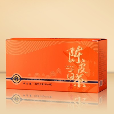 珍藏大师茶陈皮白茶福鼎白茶小方片大分量盒装36泡独立小包装送礼图4