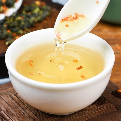 2023桂花乌龙茶铁观音浓香型窨制桂花茶高山茶叶罐装送礼盒装500g图4