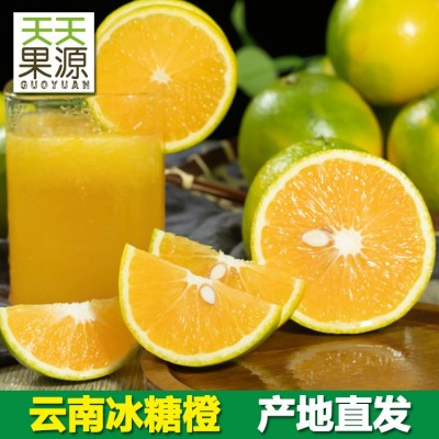 产地货源 云南冰糖橙9斤装整箱新鲜绿皮橙子手剥甜橙当季水果批发图4