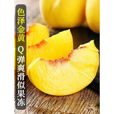 黄金蜜黄桃新鲜水果应当子大果时令蜜桃脆桃整箱包邮图4