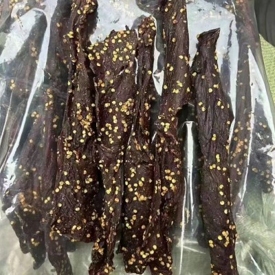 展会景点地摊热卖产品风干鸭肉干鸭肉干巴麻辣味五香味零食牛肉干图2