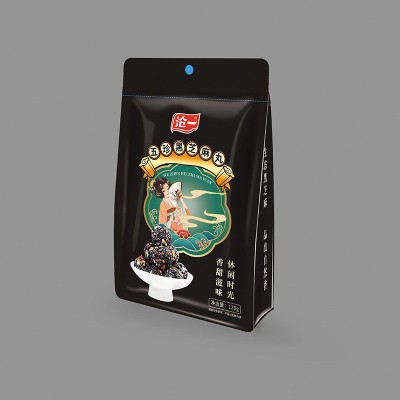 厂家批发五珍黑芝麻丸 芝麻球黑芝麻丸子网红零食核桃枸杞芝麻丸图2