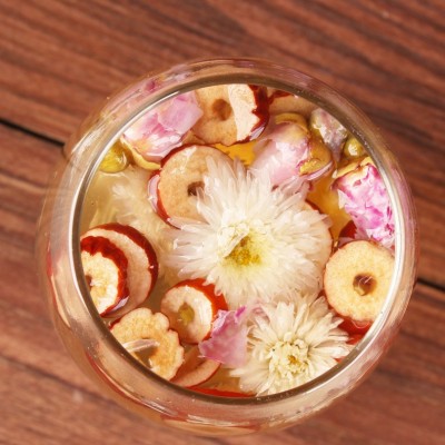 玫瑰花茶桂圆红枣枸杞茶组合五宝茶菊花茶八宝茶 代加工一件代发图3