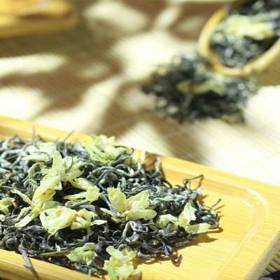 茉莉花茶碧潭竹蜀茗润飘雪茉莉雪竹浓香2023新花茶500g散装茶叶图4