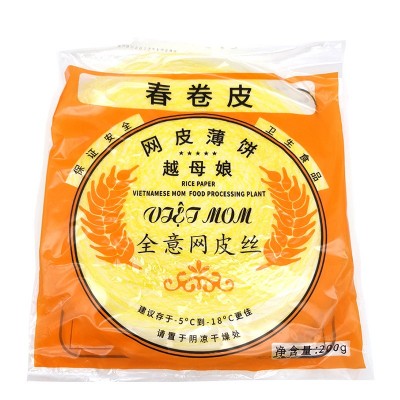 大量批发越南风味越全意丝网皮200g黄网皮米网皮丝薄饼春卷摆盘图5
