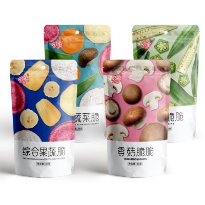 综合果蔬脆袋装香菇脆秋葵即食混合蔬菜果蔬干冻干水果干零食批发图5