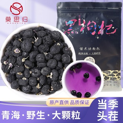 黑枸杞罐装特大果花青素 无染色产地货源批代发 精选黑枸杞子