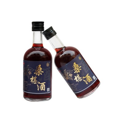 桑葚酒整箱女式低度微醺水果酒桑椹原汁发酵330ml瓶装桑葚酒图5