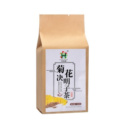 厂家菊花决明子茶5克*30包牛皮纸组合花茶批发袋装冲泡花果茶图4