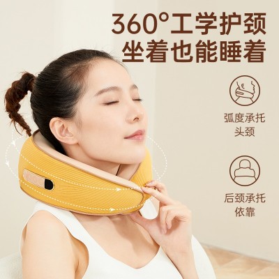 新款U型枕按摩颈椎按摩器颈部按摩仪车载按摩枕家用揉捏肩颈图1