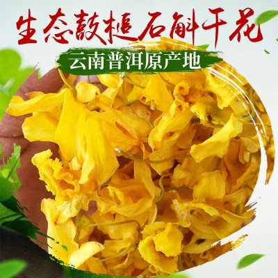 云南普洱鼓槌石斛花 自有基地生态鼓槌石斛枫斗花'
