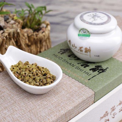 霍山铁皮石斛5年生 米斛枫斗批发石斛花鲜条寸金切片粉礼盒装花茶图4