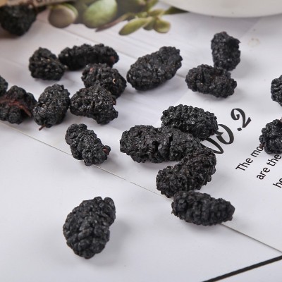批发散装新货桑葚干 厂家直供免洗无沙即食桑椹果 花果茶黑桑葚子图4