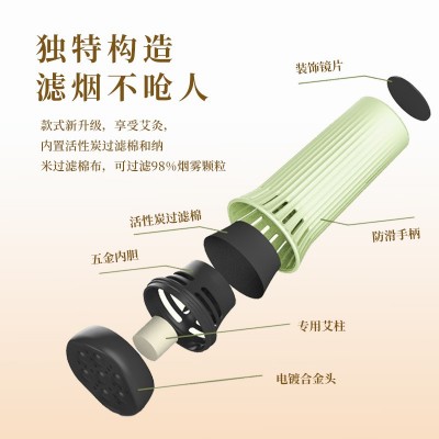 面部艾灸便携美容明火无烟脸部按摩仪随身灸熏蒸养生艾灸图3
