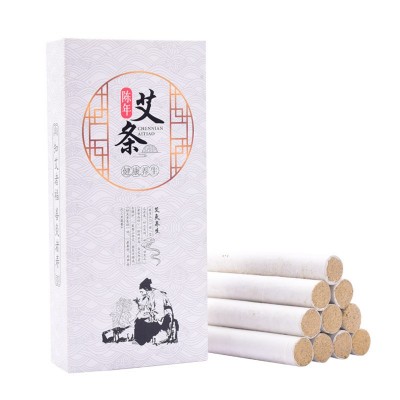 艾条 纯艾绒 陈年艾柱 艾条家用 正品艾灸条艾灸柱批发一件代发图5