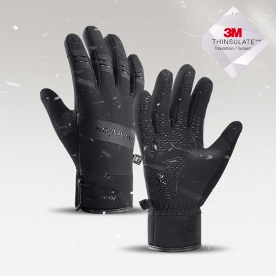 kyncilor秋冬季骑行3M新雪丽保暖手套防风防泼水加厚滑雪触屏手套