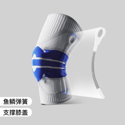 厂家批发健身跑步骑行髌骨护膝盖针织运动保暖护膝硅胶套护具图5