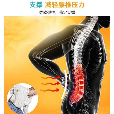 护腰带腰间盘劳损腰椎盘突出男女士腰疼腰围腰托透气四季薄款图3
