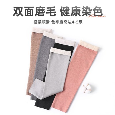 蚕丝德绒护腿袜套男女四季过膝加长袜子护膝保暖老寒腿套高长筒套图3