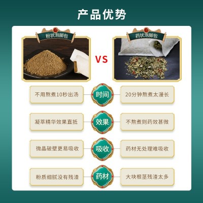 艾草老姜足浴包红花家用十二味草本泡脚包原材料厂家批发粉熏蒸包图3