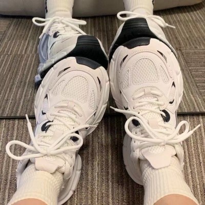 厚底休闲运动鞋女夏透气新款老爹鞋女款百搭跑步鞋潮图3