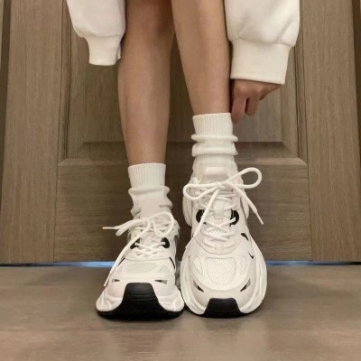 厚底休闲运动鞋女夏透气新款老爹鞋女款百搭跑步鞋潮图4