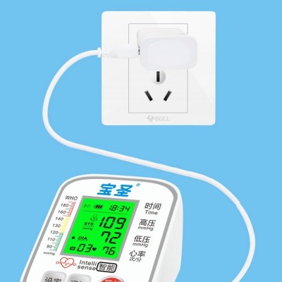 宝圣263电子血压测量仪上臂式血压计家用大屏显示售后无忧图2